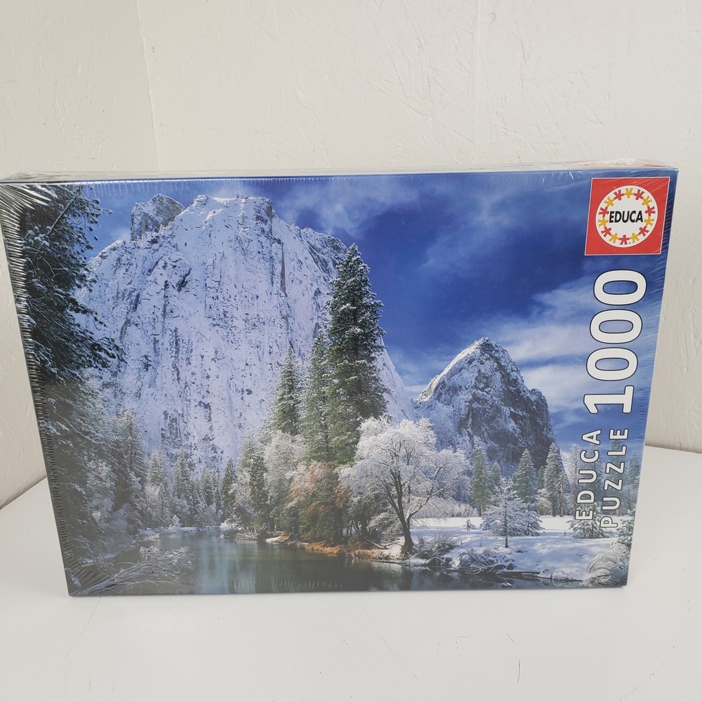 Educa Yosemite‎ Winter 1000 Piece Jigsaw Puzzle 15379 Nature Landscape New